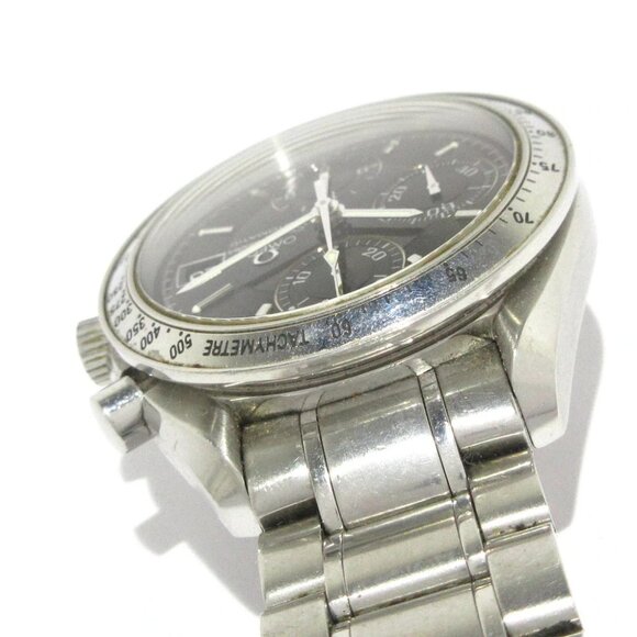 Auth OMEGA Speedmaster 3513.5 5******* Black Men's Wrist Watch - Picture 5 of 12